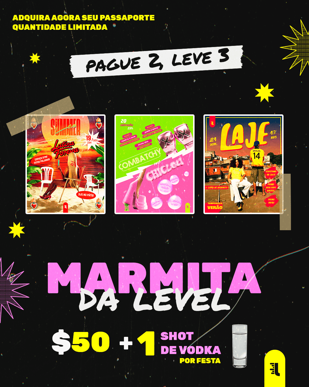 MARMITA DA LEVEL (19, 20 E 21/12)