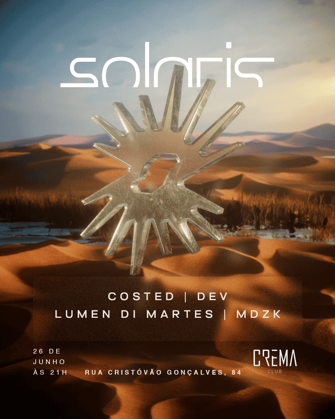 Crema Club presents Solaris Eternal - 26.06