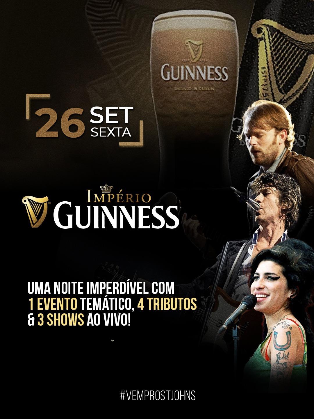 Império Guinness no St Johns Irish Pub