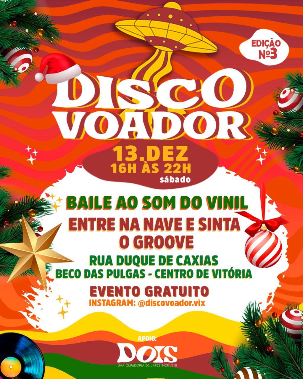 Disco Voador Baile ao som do vinil
