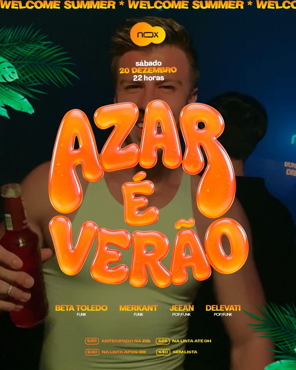 AZAR É VERÃO