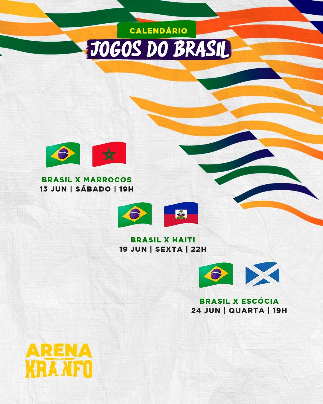 JOGOS DO BRASIL 1ª FASE (Passaporte/Entrada)