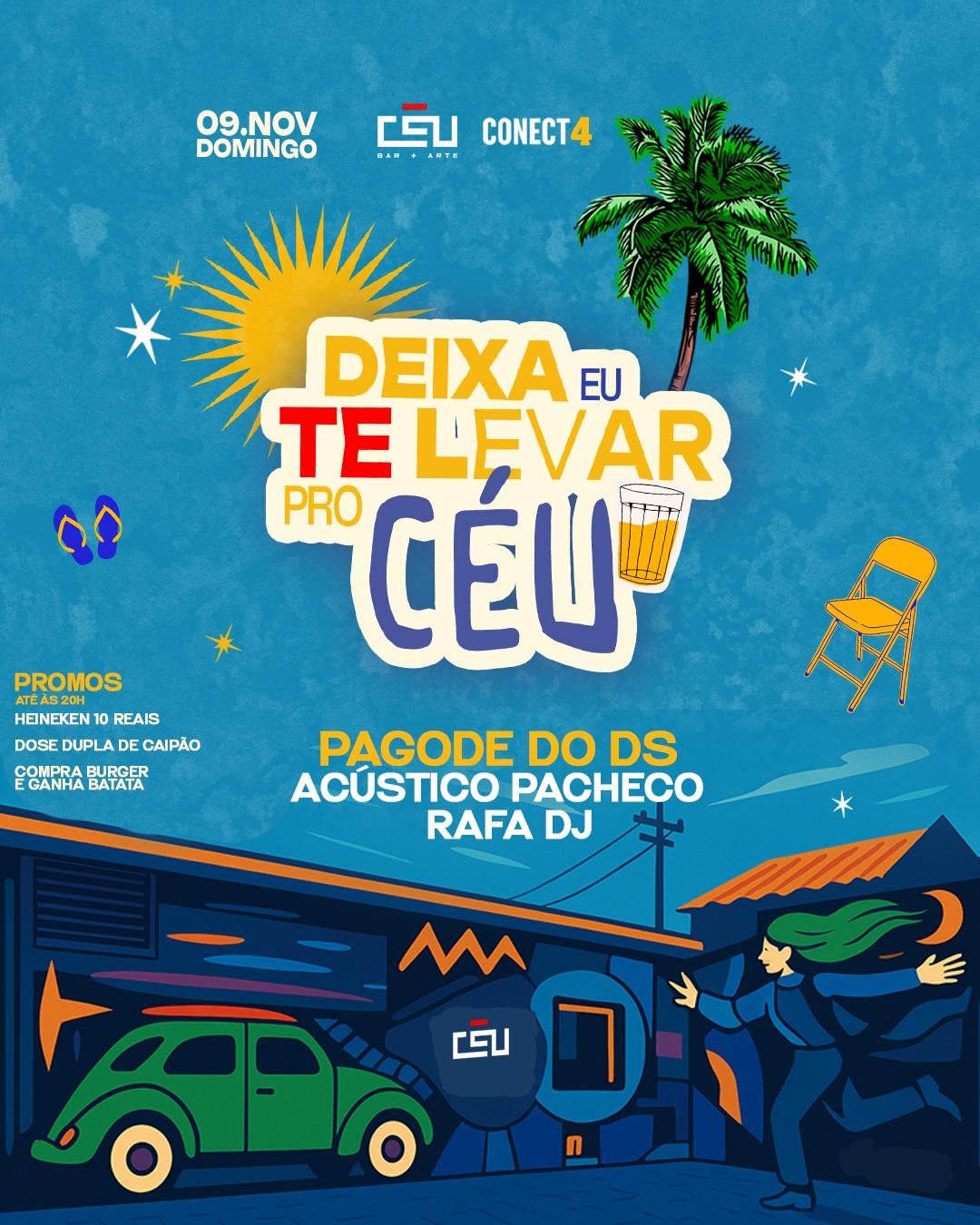 DEIXA EU TE LEVAR PRO CÉU // PAGODE DO DS 9 DE NOVEMBRO // DOMINGO