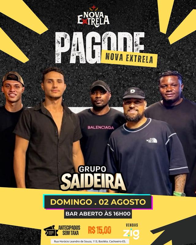 Pagode Nova Extrela - Grupo Saideira
