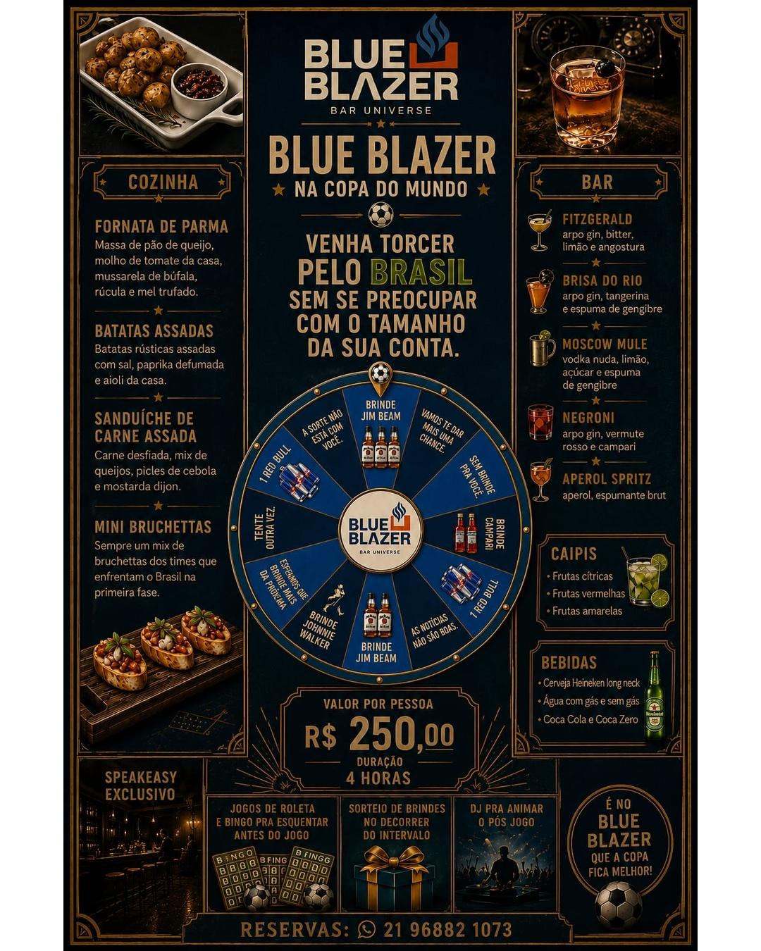 BLUE BLAZER COPA DO MUNDO
