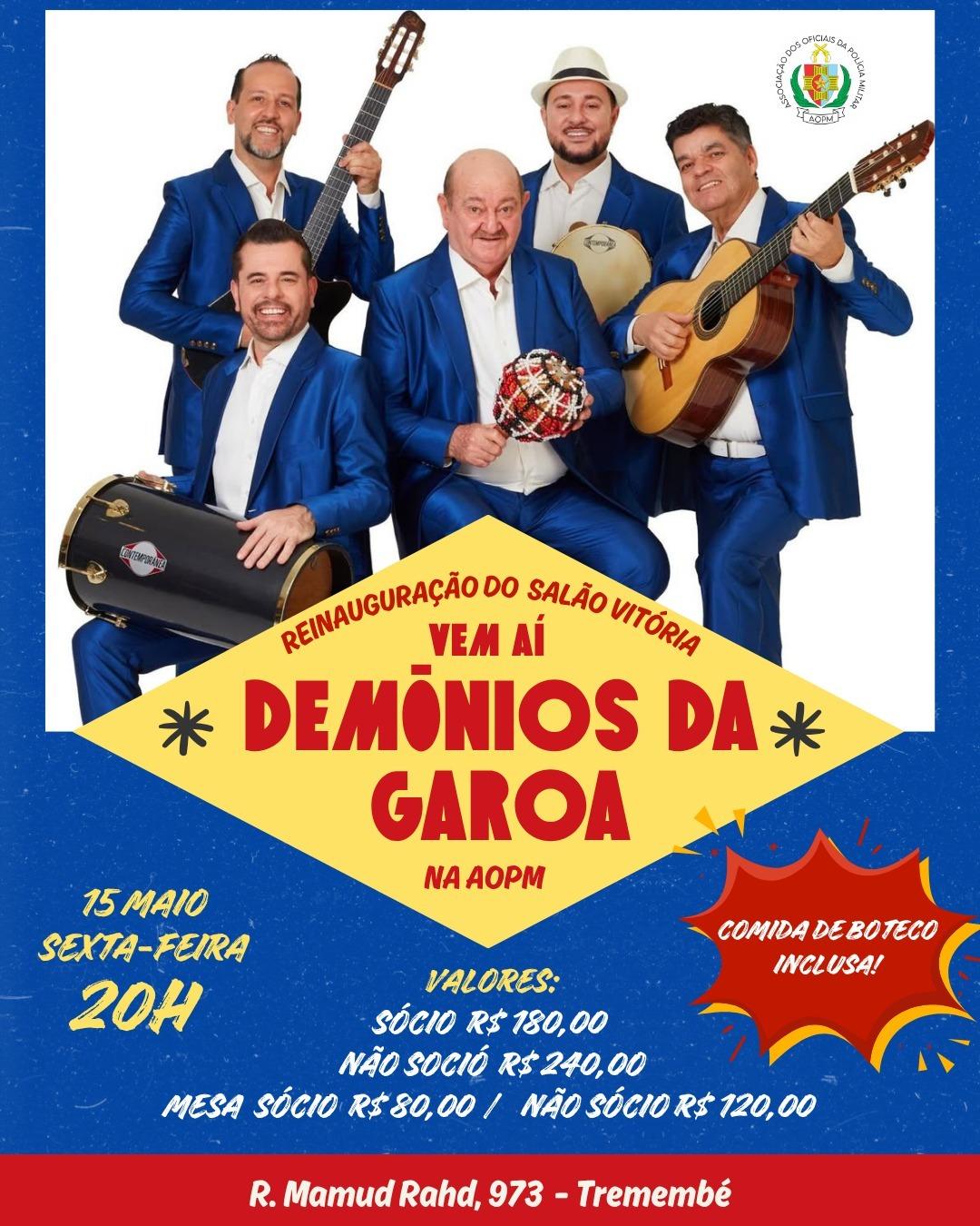 Reinauguração do Salão Vitória com Demônios da Garoa