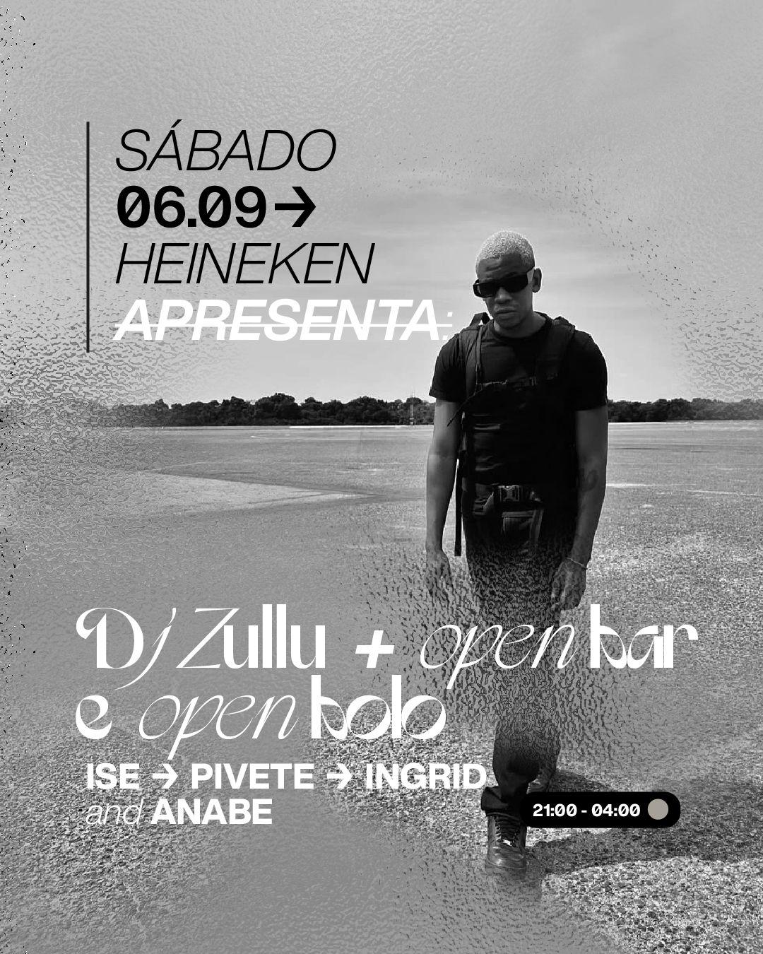 PARQUE BIRTHDAY | OPEN BAR apresenta: Zullu [06/SET]