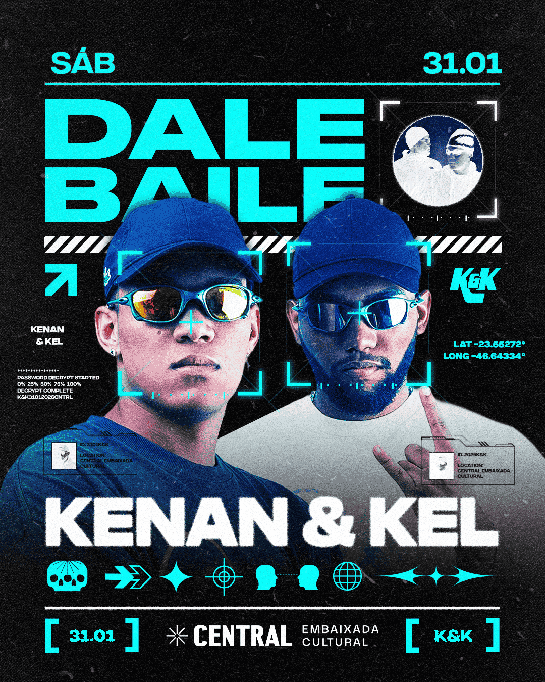 DALE BAILE com KENAN E KEL - 31/01