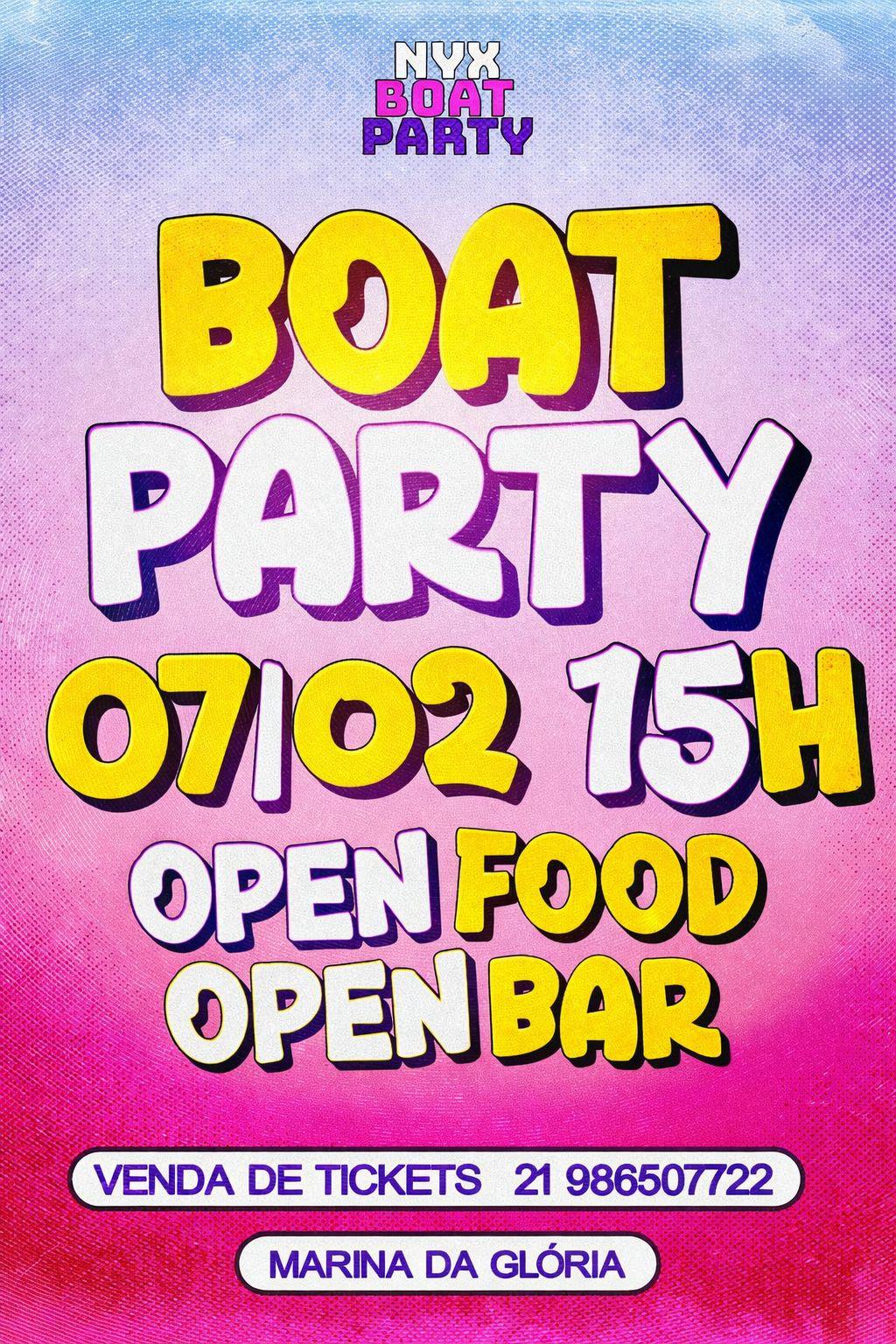 NYX BOAT PARTY