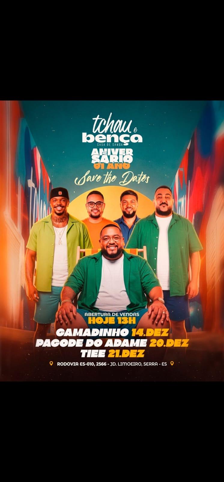 PASSAPORTE TIÊE  + PAGODE DO ADAME  - tchau e bença