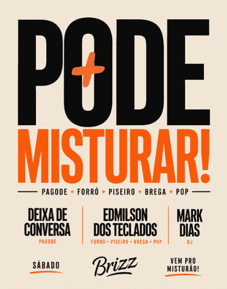 PODE MISTURAR!