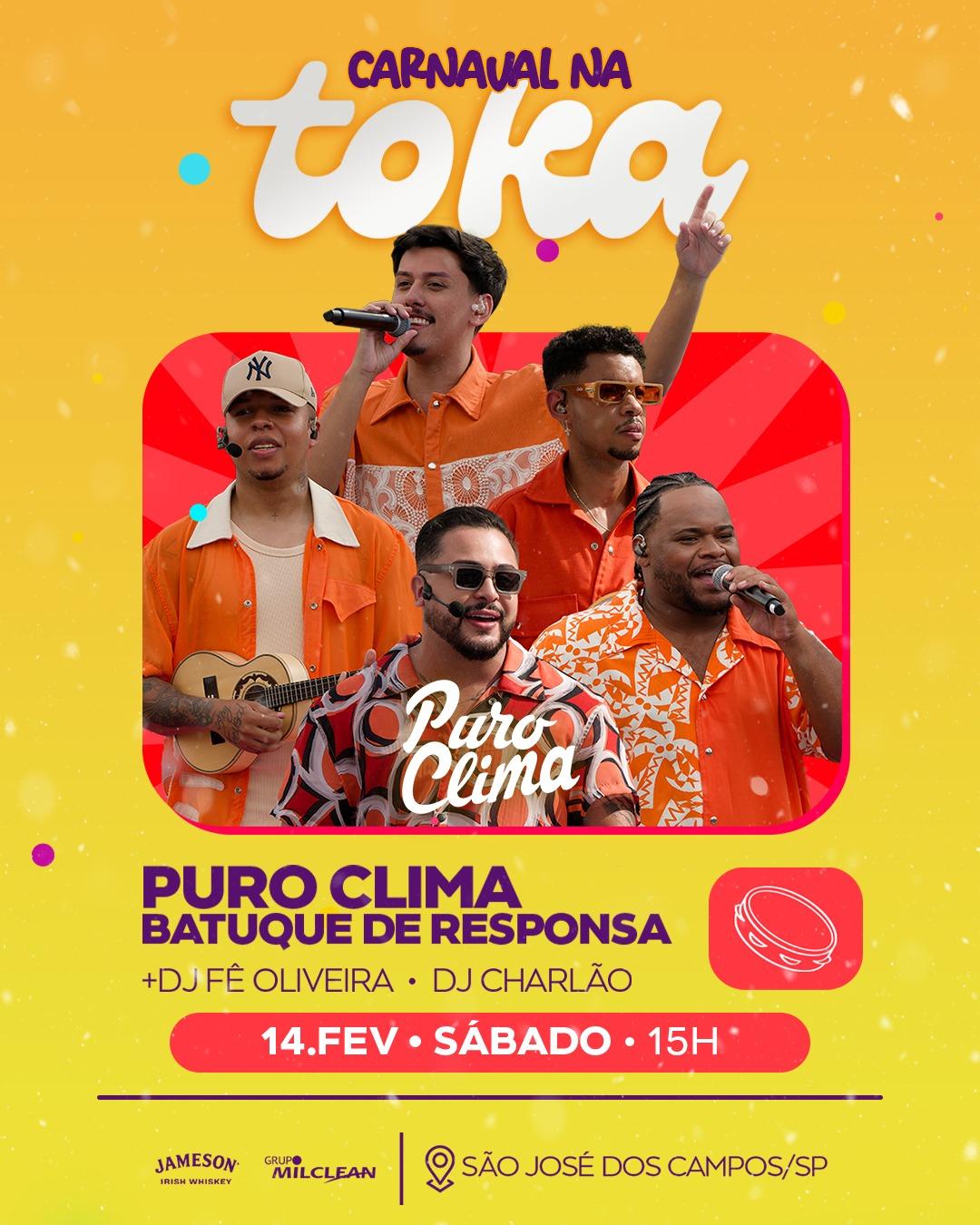 TOKA CLUB (14.02) PURO CLIMA E BATUQUE DE RESPONSA