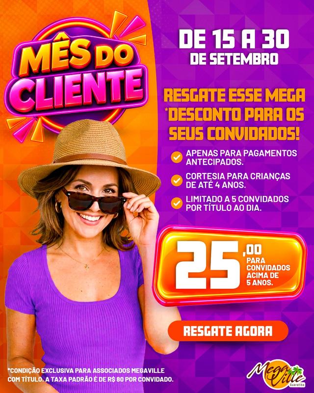 Mês do Cliente - 17 a 30 de Setembro