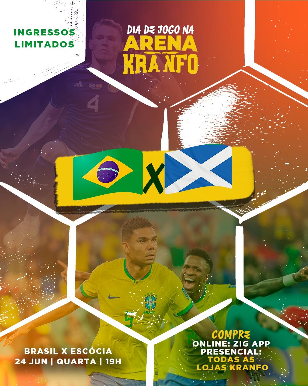 Arena Kranfo - Brasil x Escócia