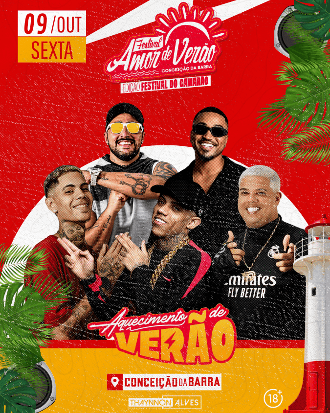 Festival Amor de Verão - Sexta Feira-Aquecimento de Verão 2026