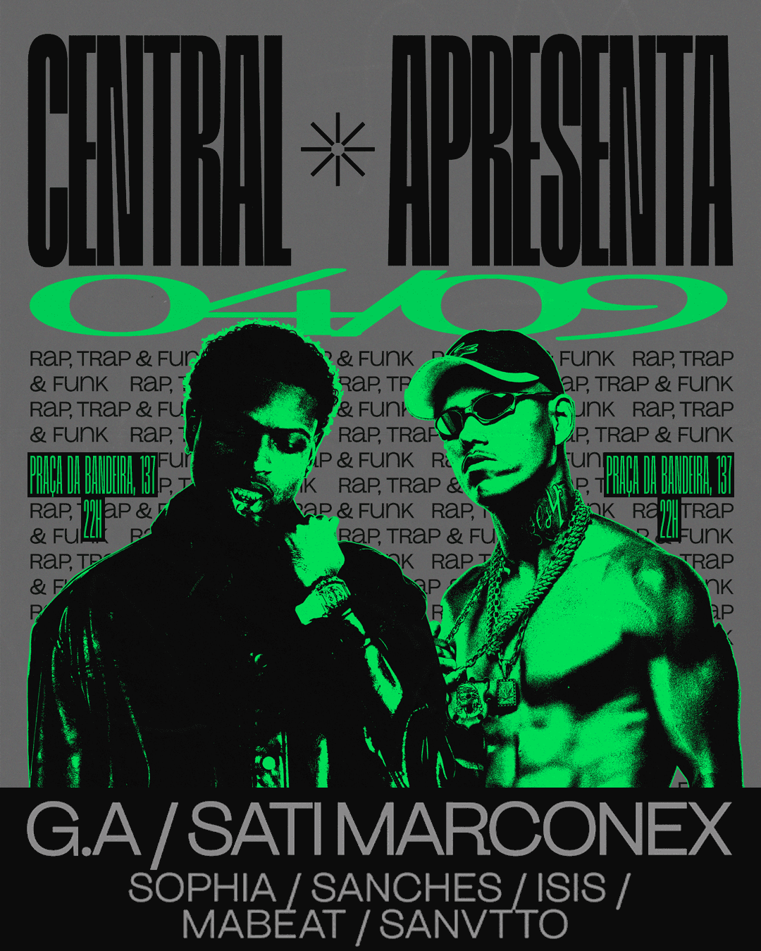 Central Apresenta G.A e SATI MARCONEX 04/09