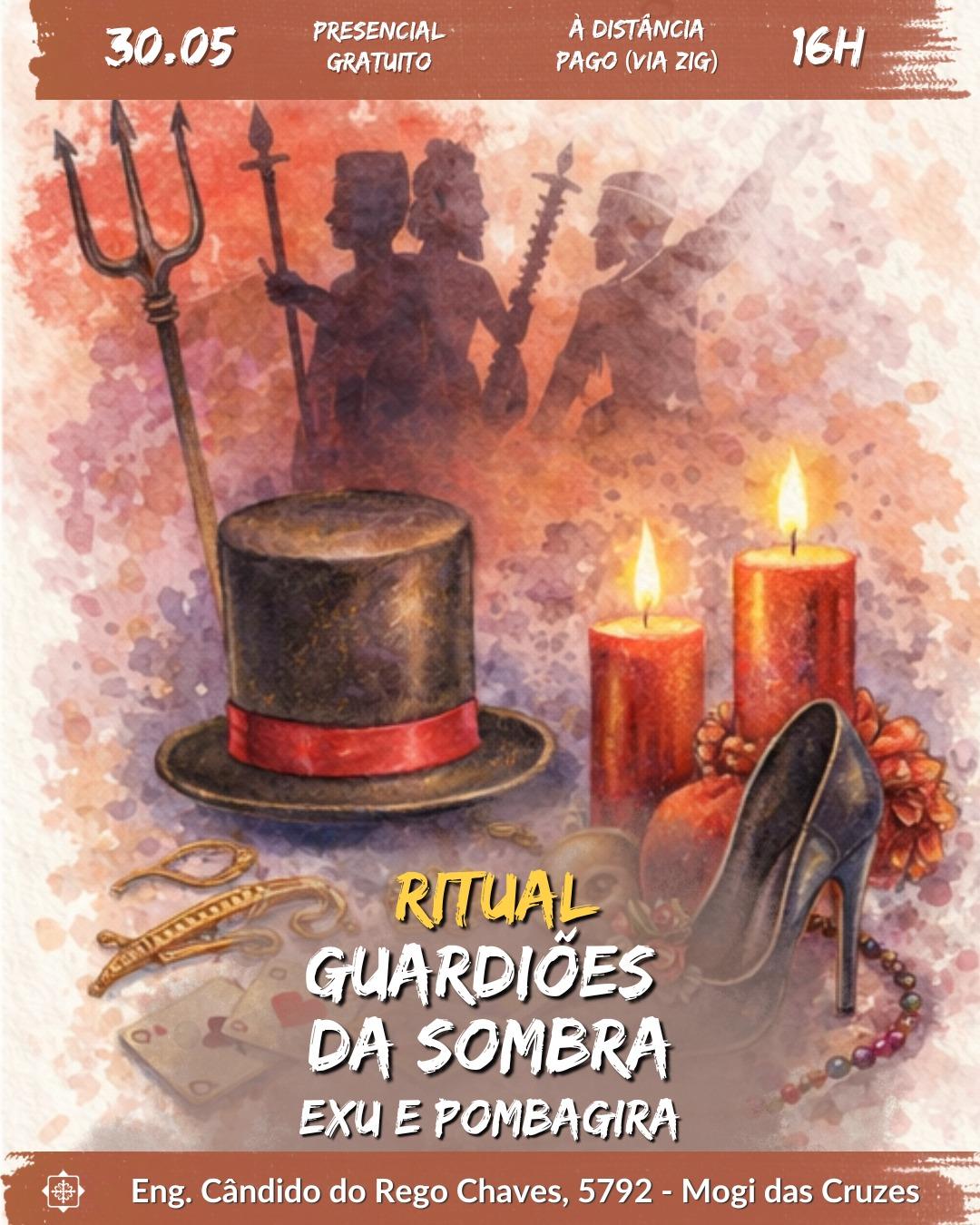 Guardião da Sombra e da Lua, dos Desejos, do Amor, do Poder pessoal e da Sedução – Pombagira e Exu