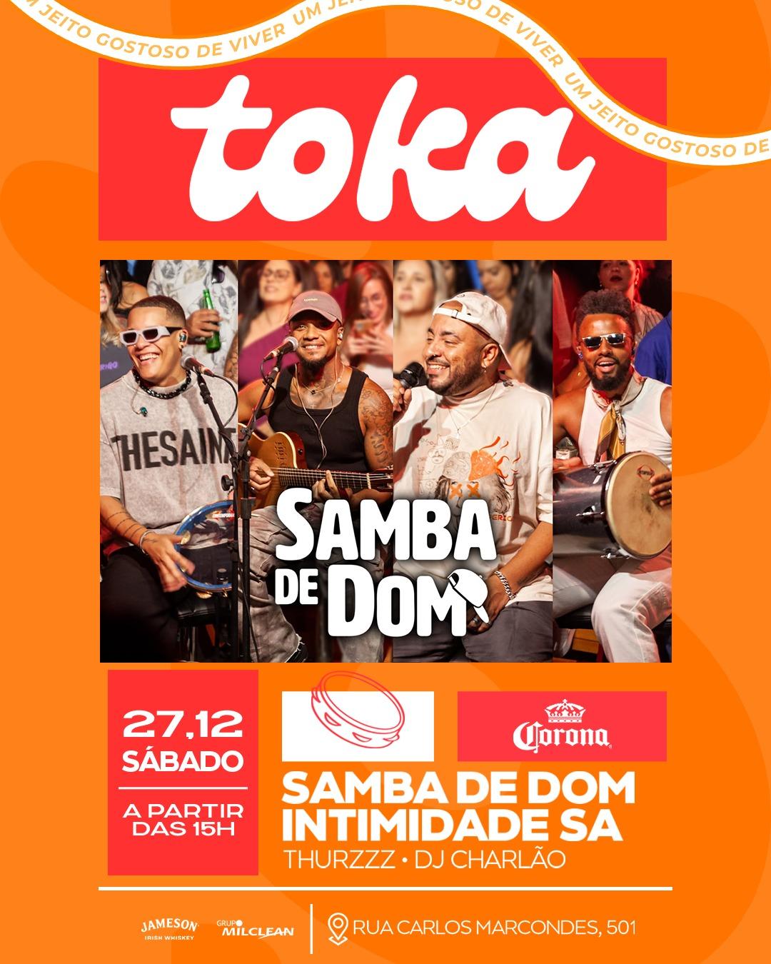 TOKA CLUB (27.12) SAMBA DE DOM