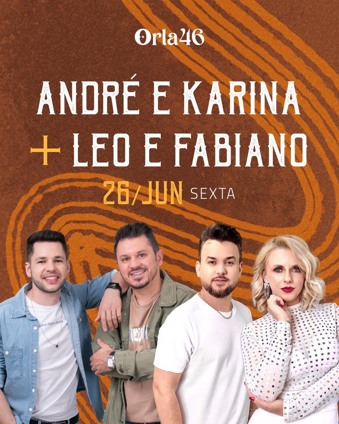 Léo e Fabiano + André e Karina