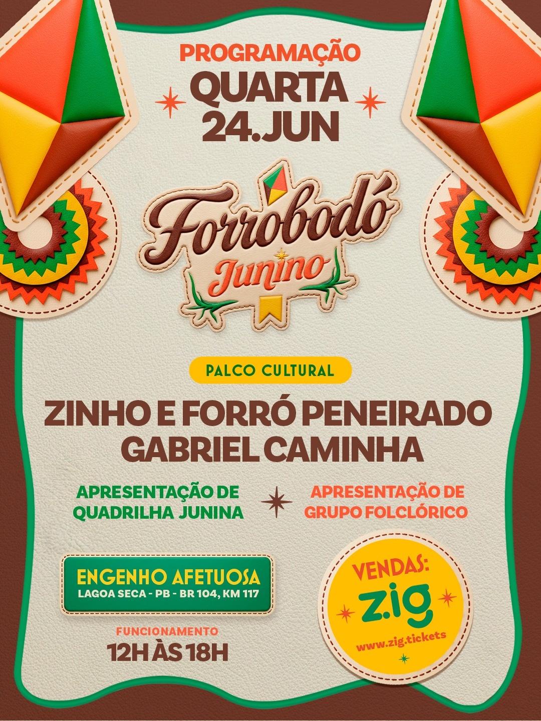 FORROBODÓ JUNINO - 24/06