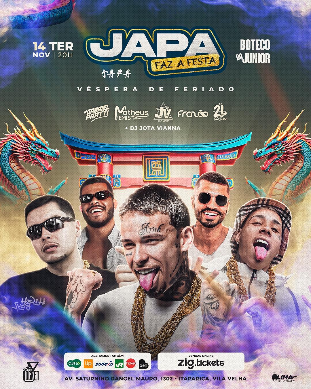 JAPA FAZ A FESTA