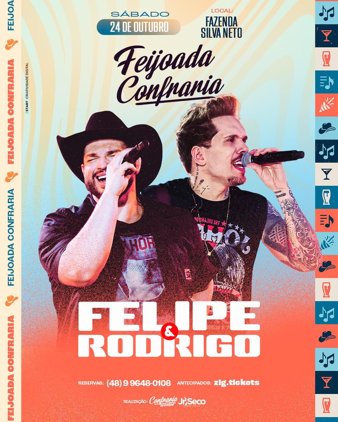 Feijoada Confraria com Felipe e Rodrigo