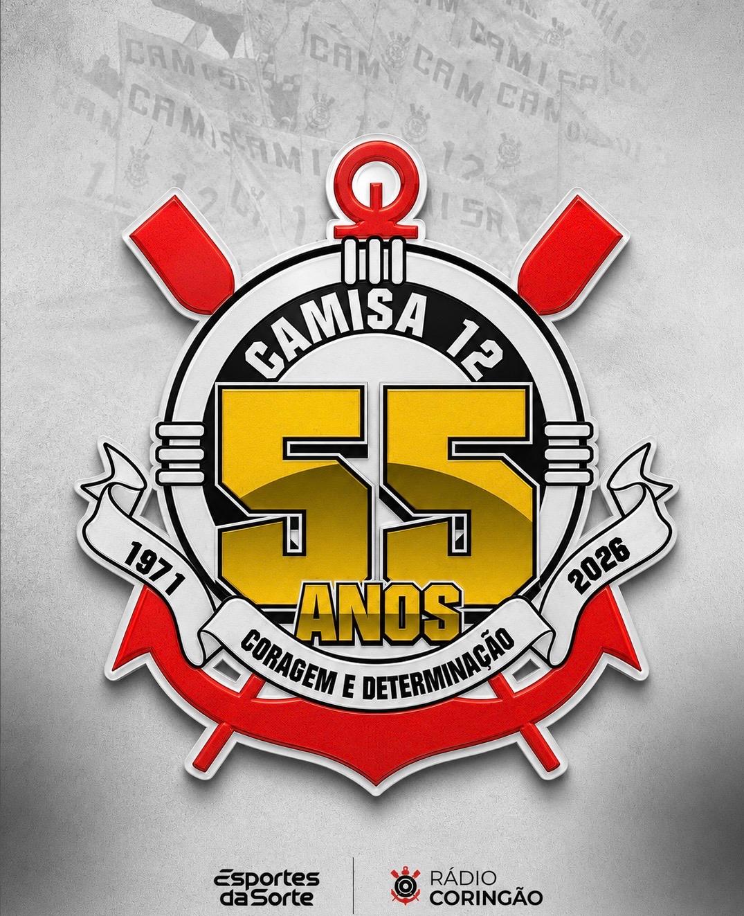 55 Anos - Fiel Torcida Jovem Camisa 12