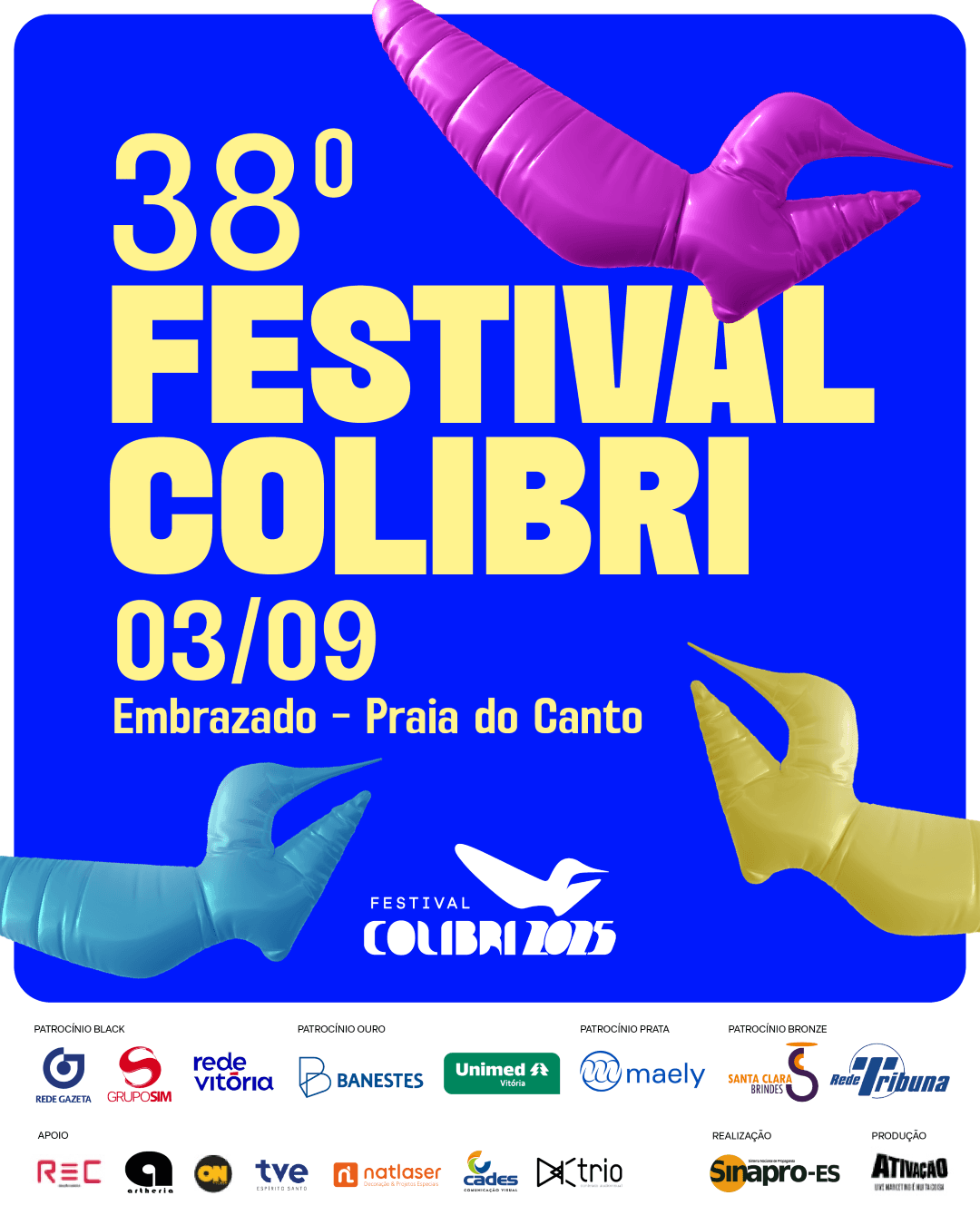 Festival Colibri 2025 – 38ª edição