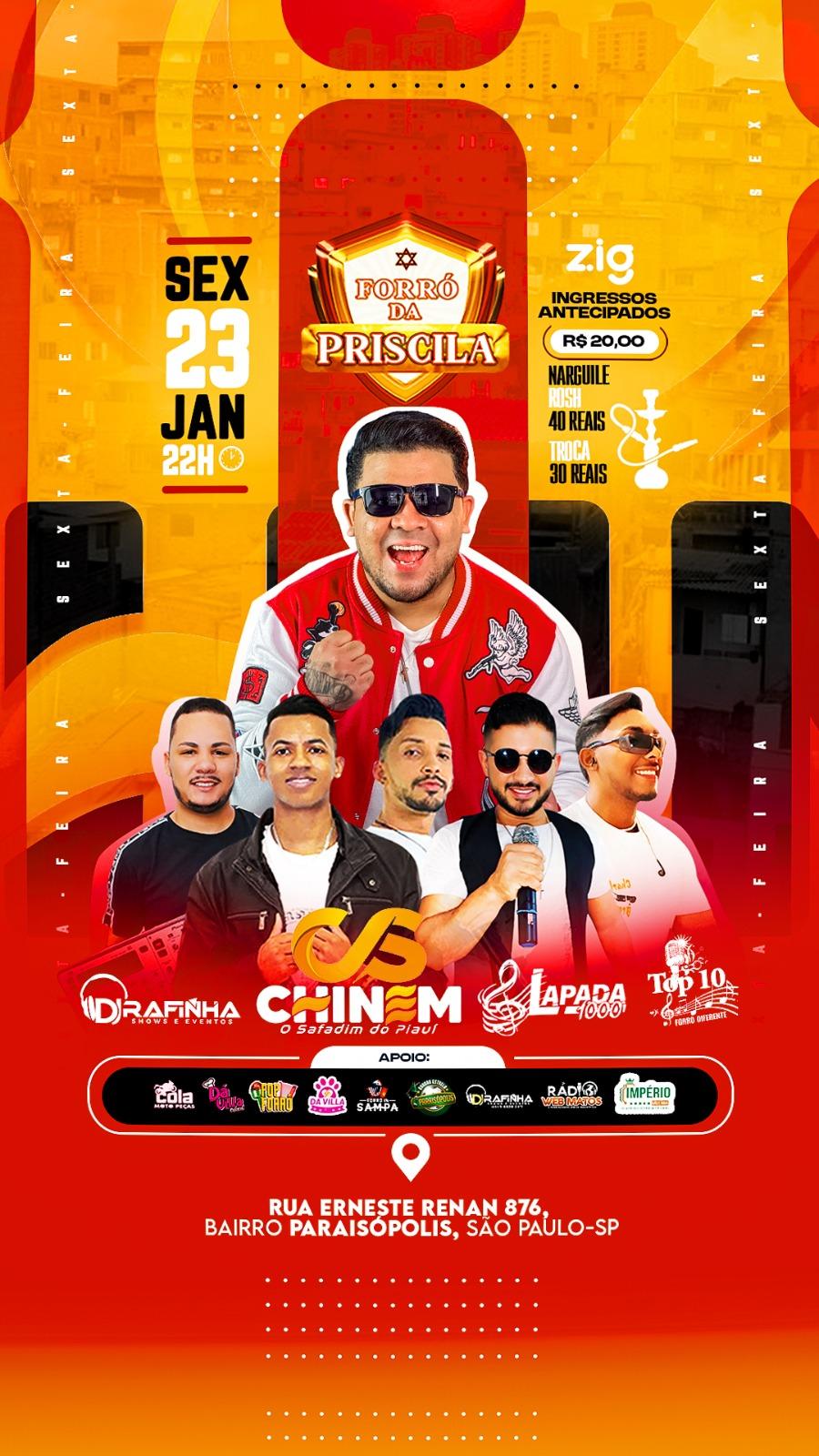 Chinem no Forró da Priscila