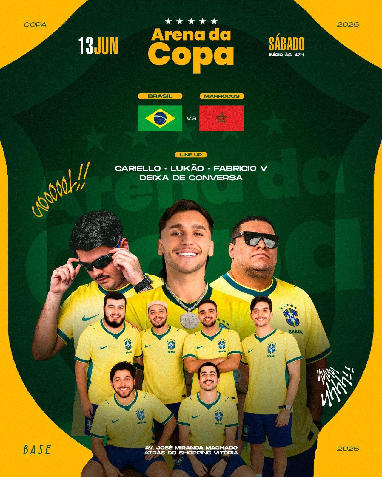 Arena da Copa: Brasil x Marrocos