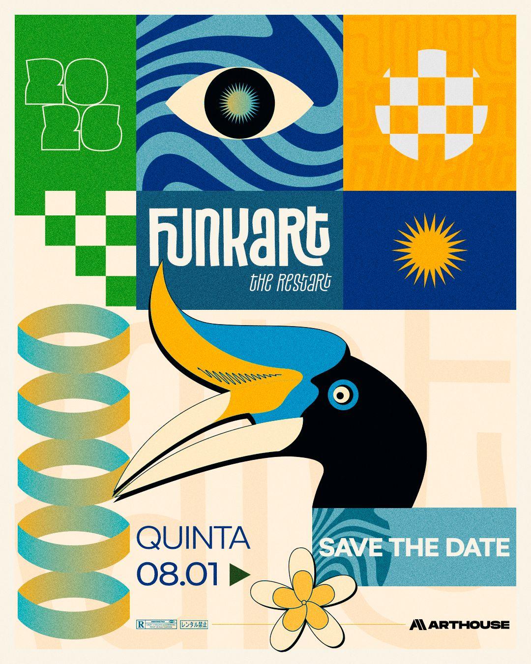  Art House - Funk Art  - Quinta 08/01