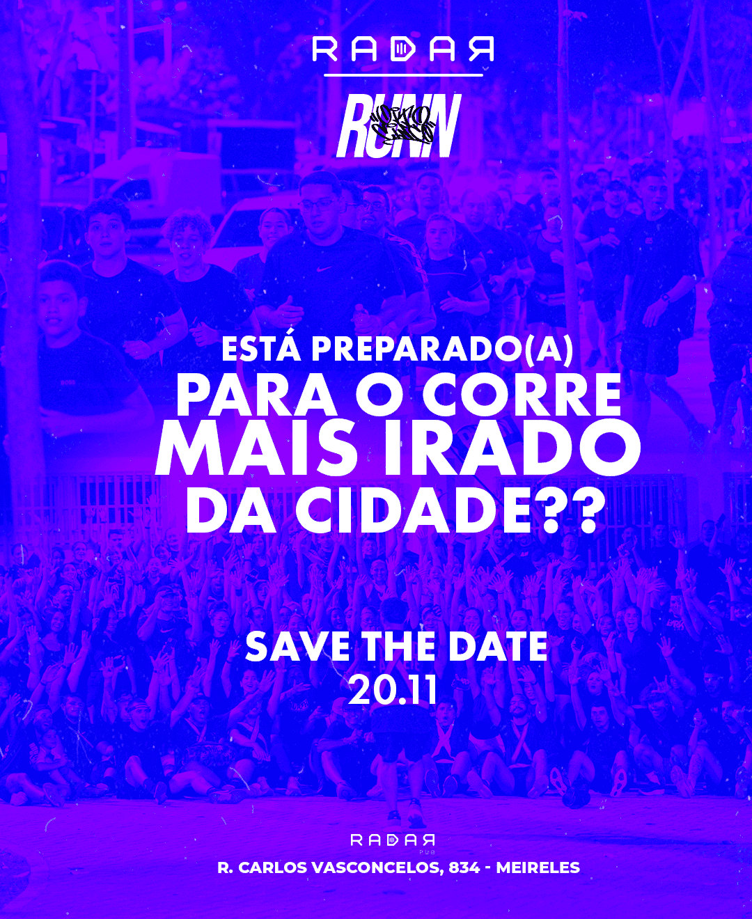 O CORRE MAIS IRADO DA CIDADE!