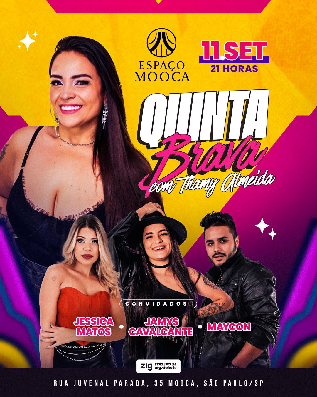 Quinta Brava com Thamy Almeida