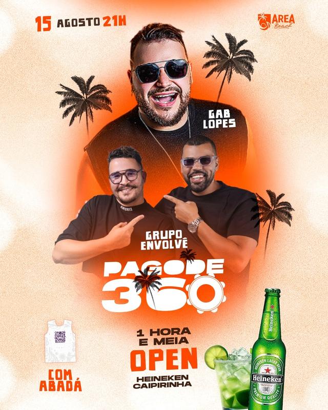 Pagode 360 - Cabana Area Beach 15/08