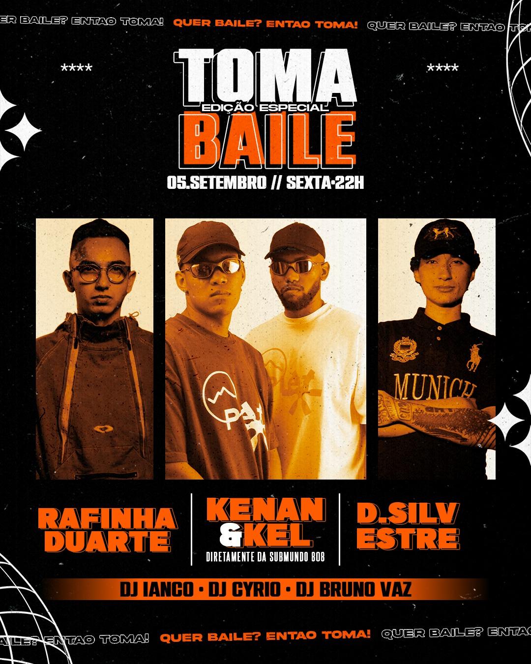 Toma Baile (05/09) Kenan e Kel, D.Silvestre, Rafinha Duarte
