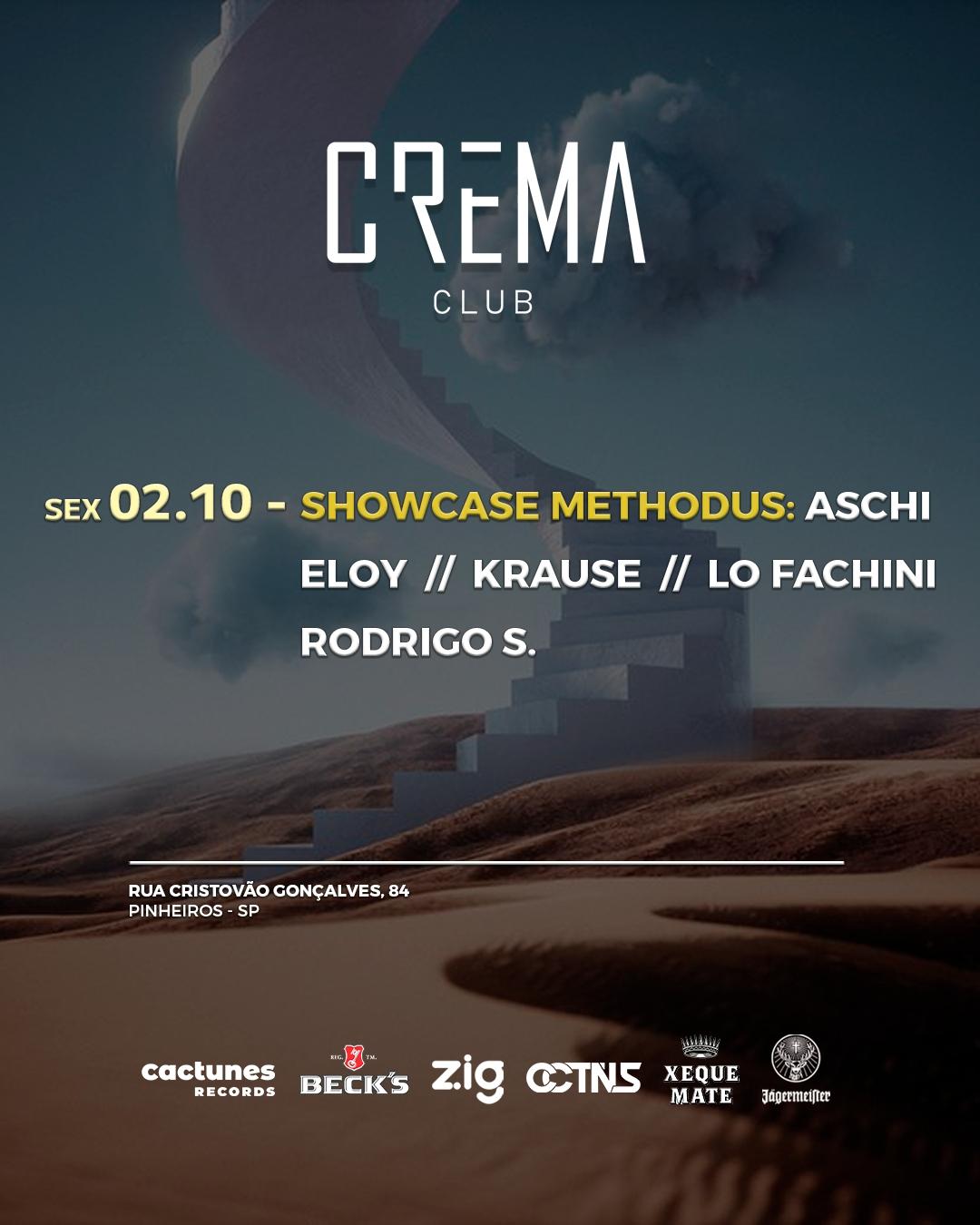 Crema Club presents Methodus Showcase - 02.10