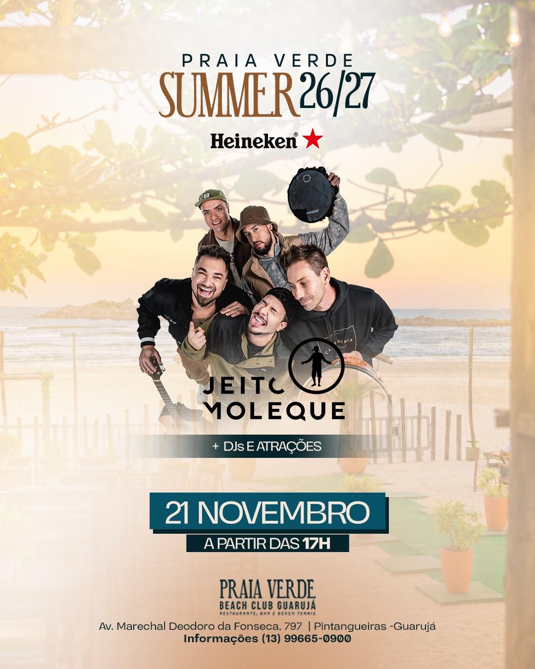 PRAIA VERDE SUMMER - JEITO MOLEQUE