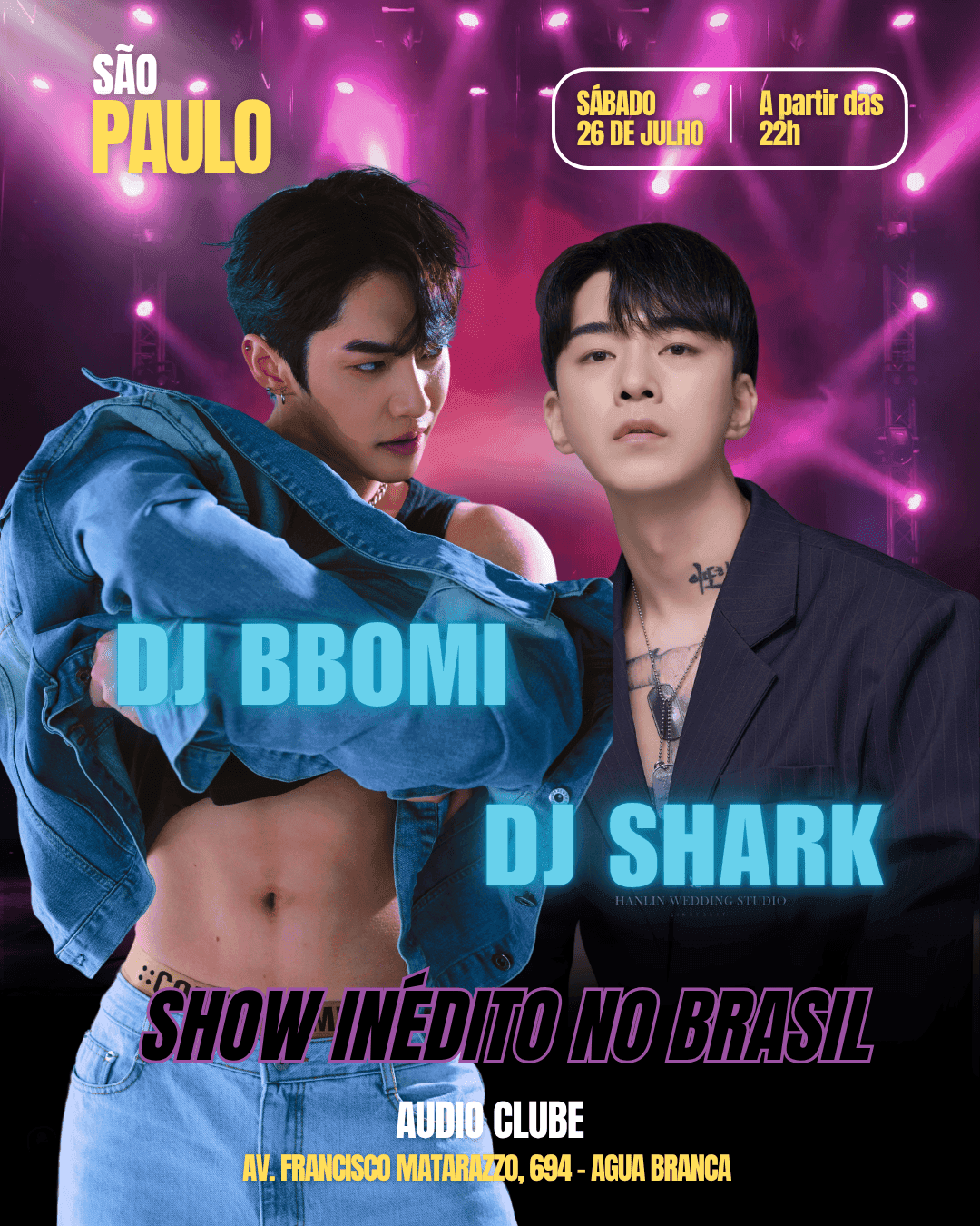 Show DJ Bbomi e DJ Shark - Show em São Paulo 26/07