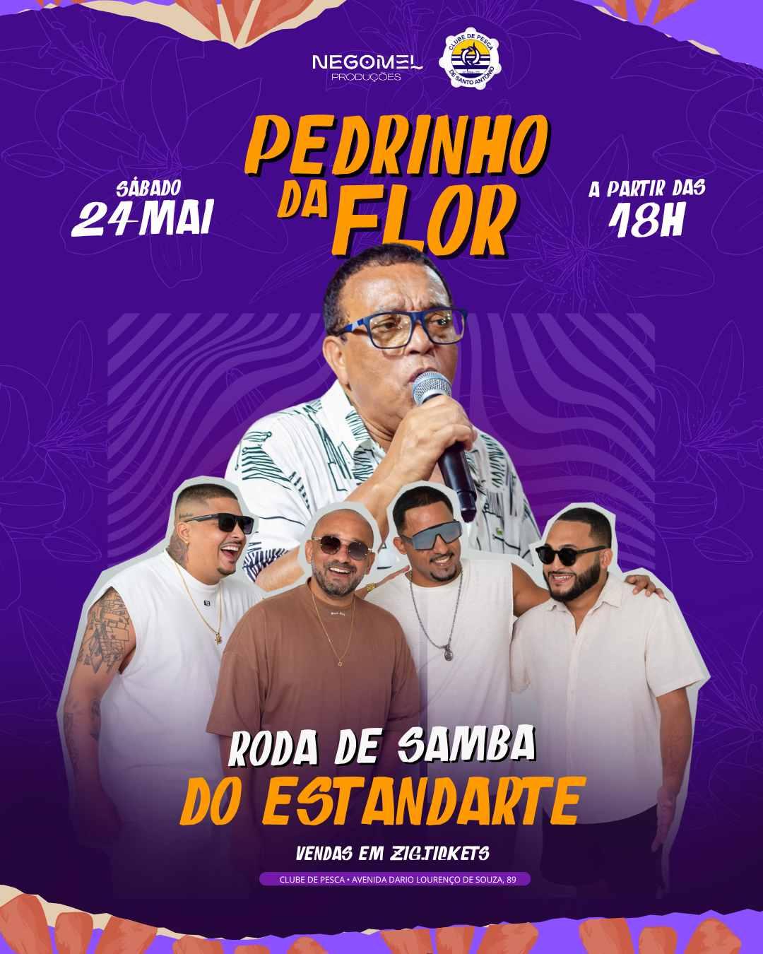 Pedrinho da Flor no Clube de Pesca 