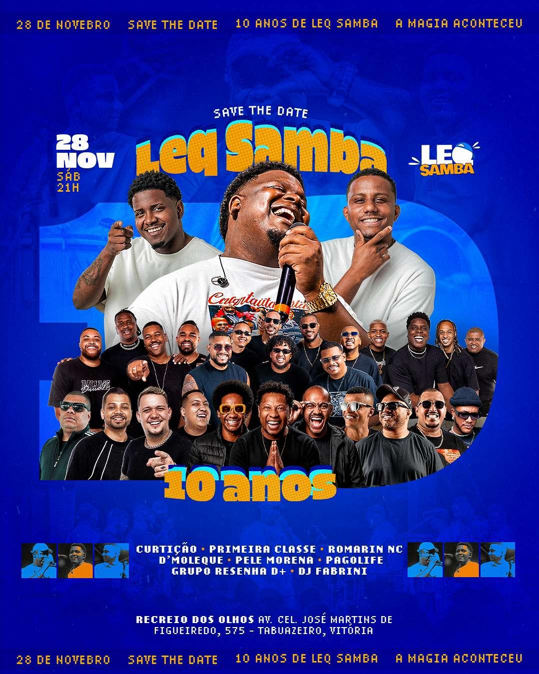 LEQ SAMBA 10 ANOS