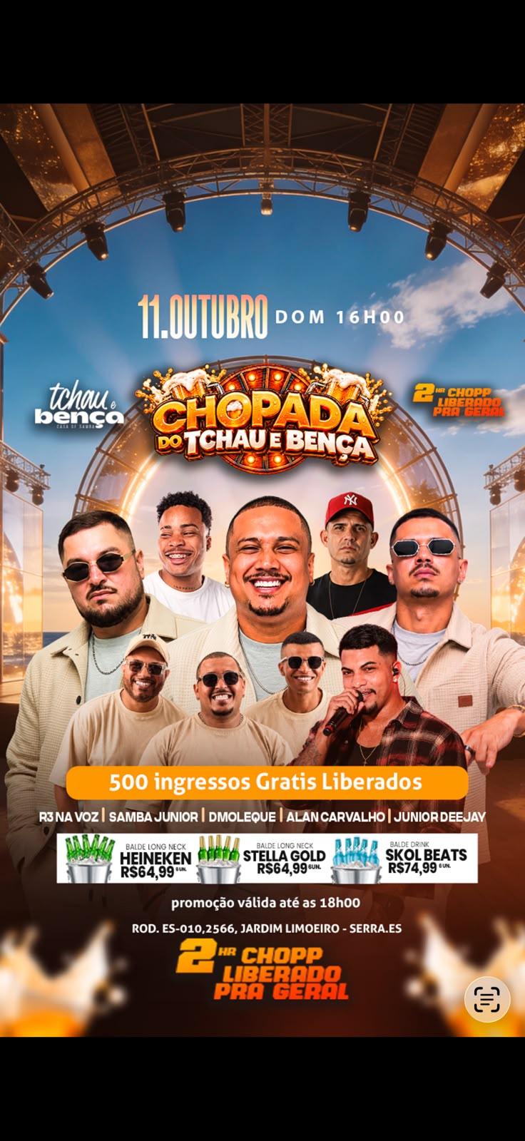 CHOPPADA DO TCHAU E BENÇA