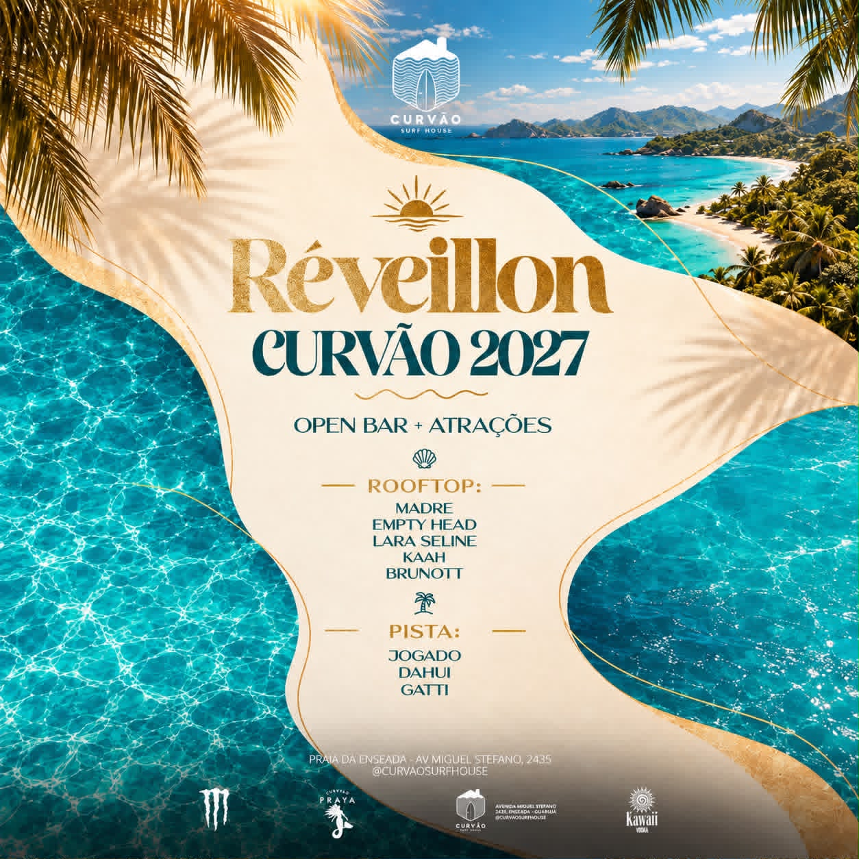 RÉVEILLON CURVÃO 2027 - OPEN BAR