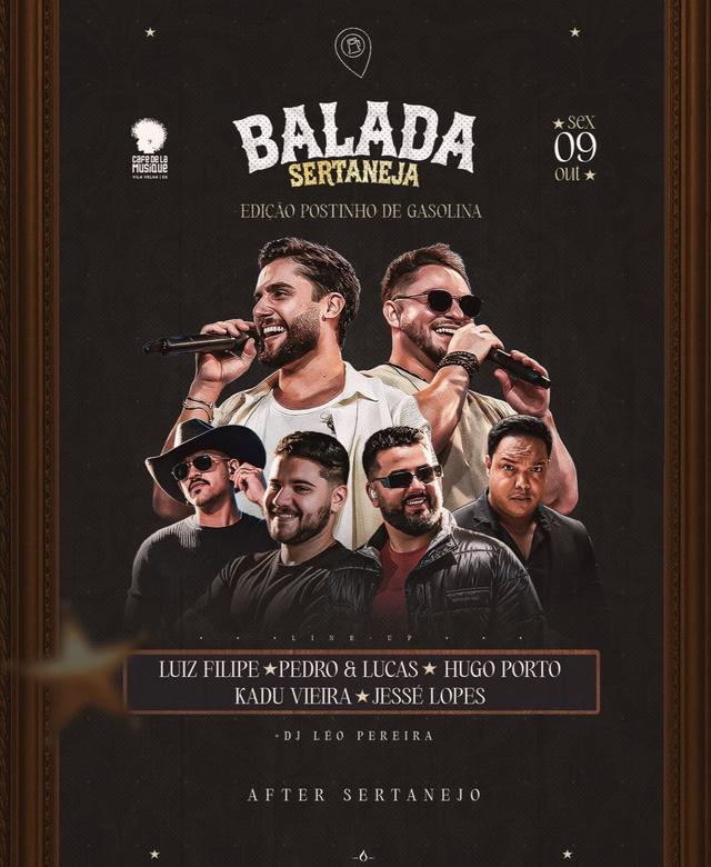 BALADA SERTANEJA – EDIÇÃO POSTINHO DE GASOLINA