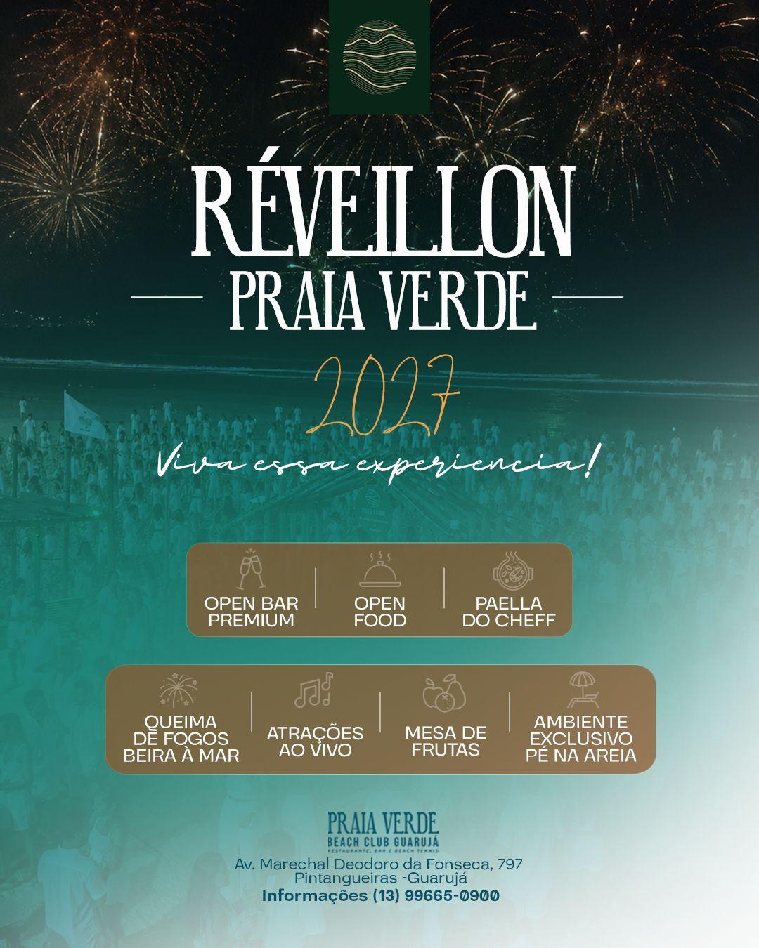 Réveillon 2027 Praia Verde