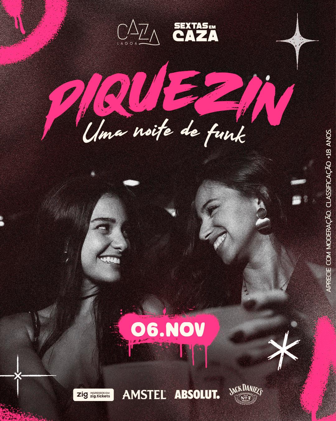 PIQUEZIN - Uma noite de Funk - Caza Lagoa 06/11