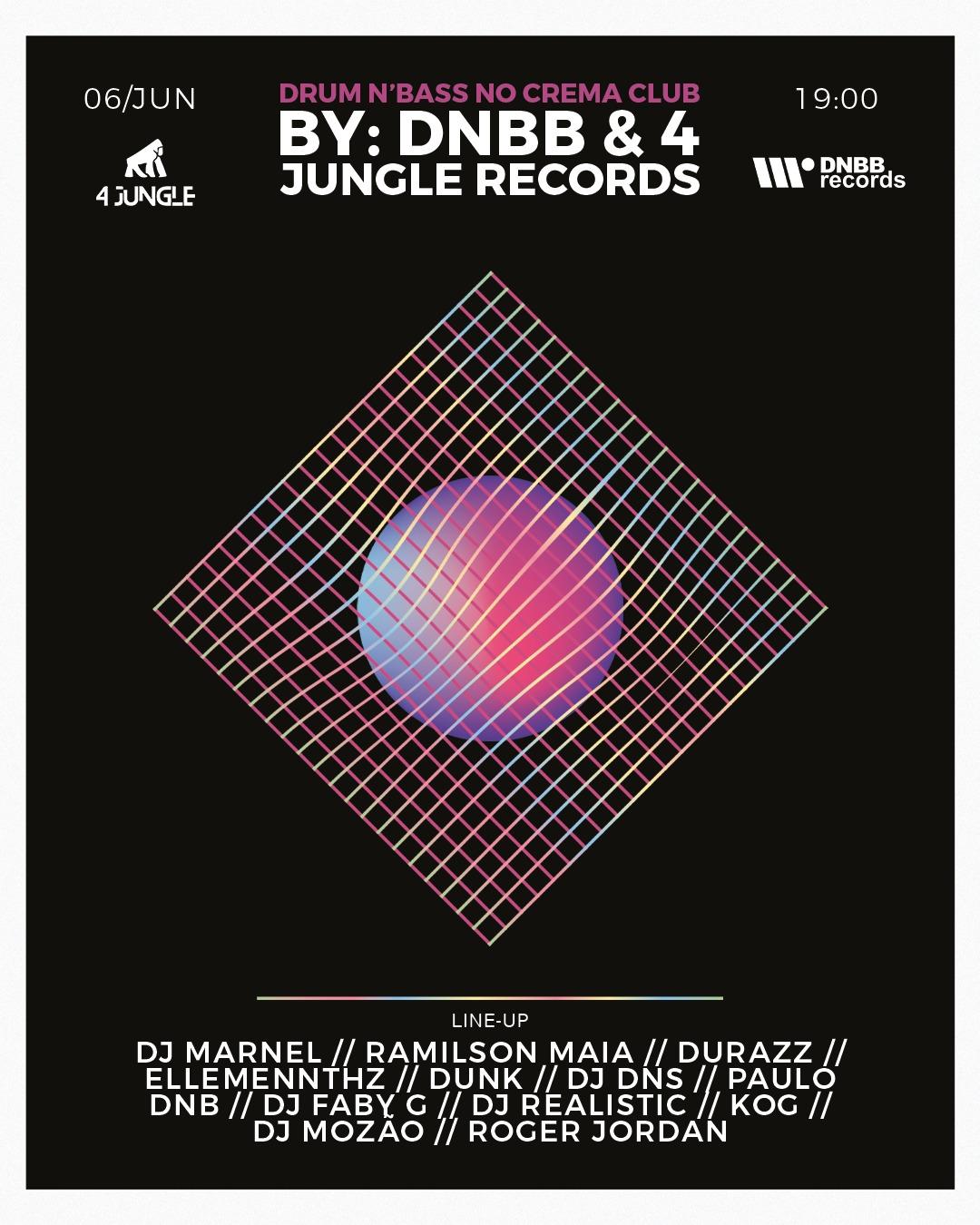 Crema Club presents Drun N'Bass by: DNBB & 4 Jungle Records - 06.06