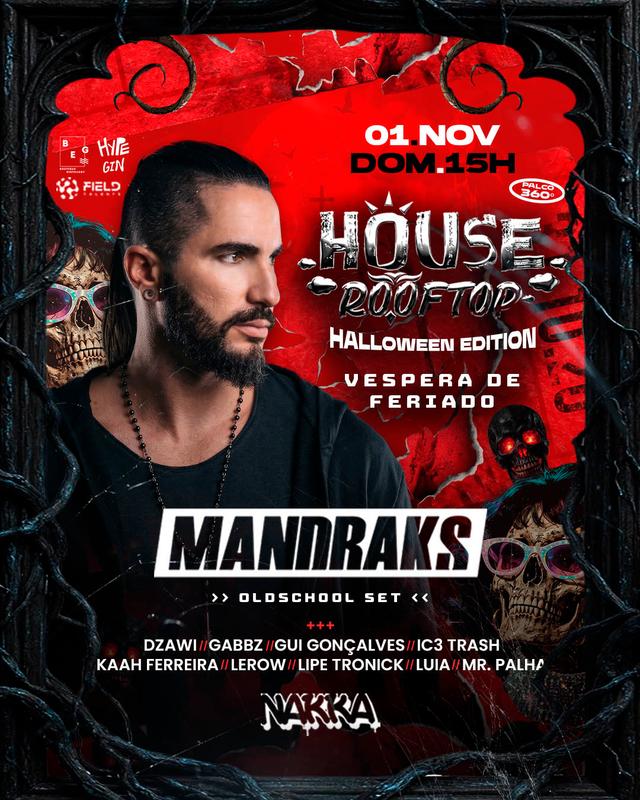 HOUSE ROOFTOP • HALLOWEEN Apres. MANDRAKS