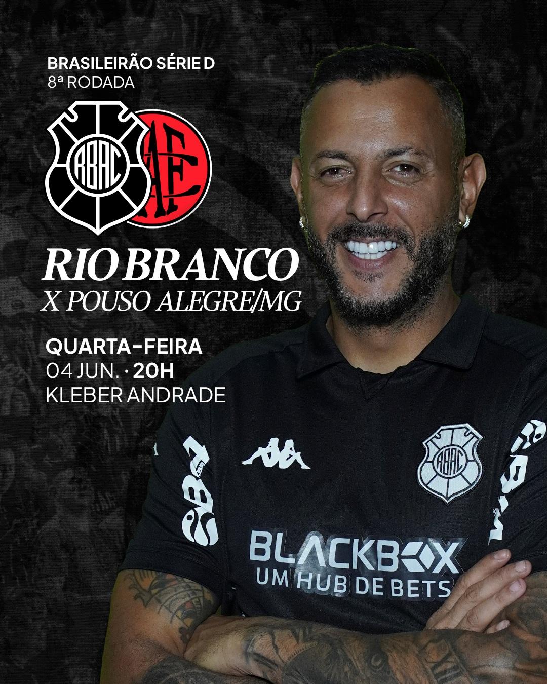 Rio Branco SAF x Pouso Alegre-MG - Campeonato Brasileiro Série D - 8ª Rodada