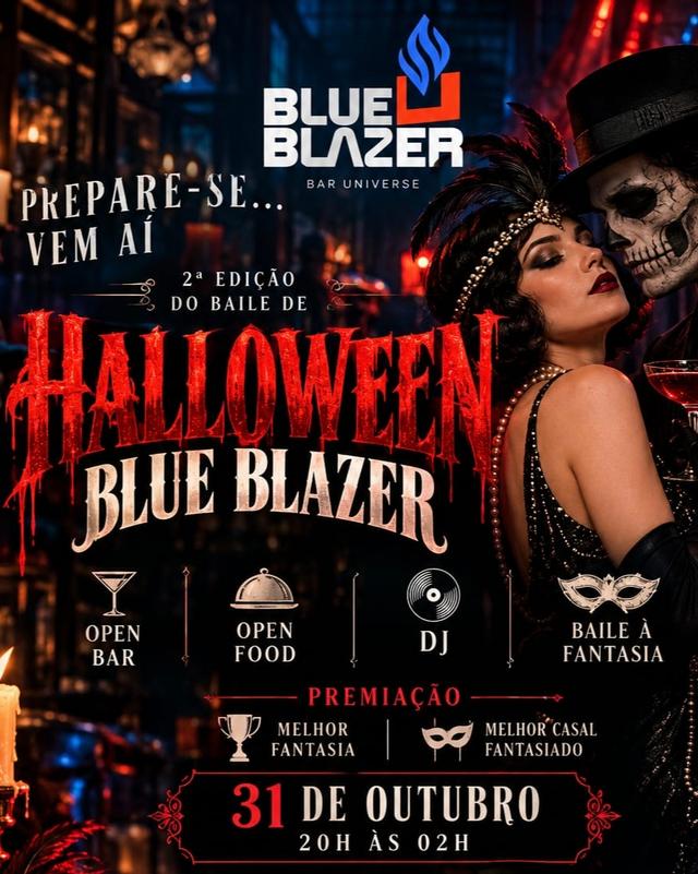 BAILE DE HALLOWEEN BLUE BLAZER