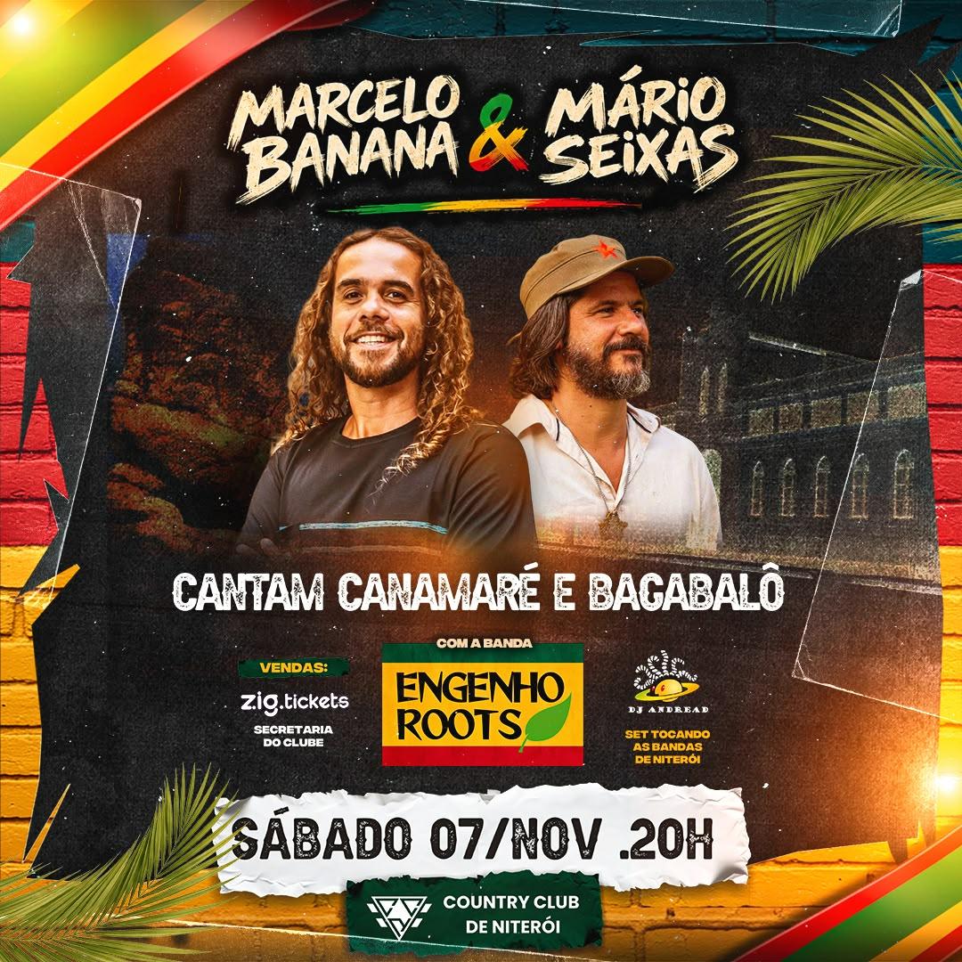 Marcelo Banana & Mário Seixas no Country club de Niterói
